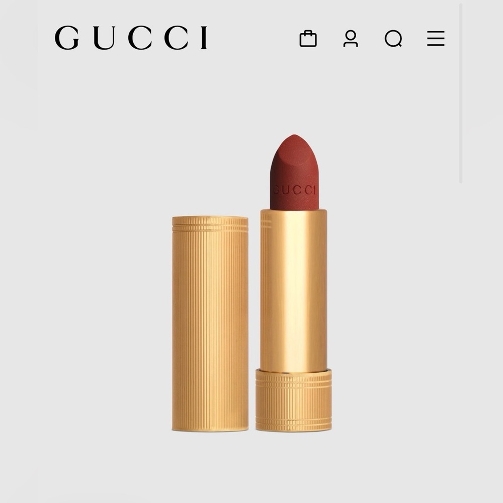 2 Gucci Rouge Matte Lipstick Janet Rust